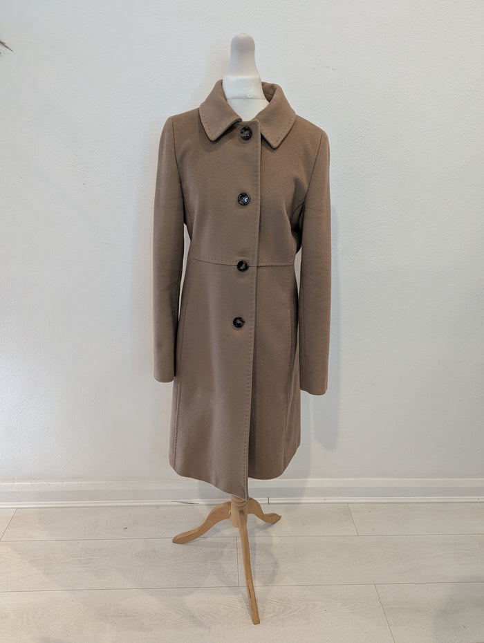 Weekend Max Mara Camel Wool Coat 12