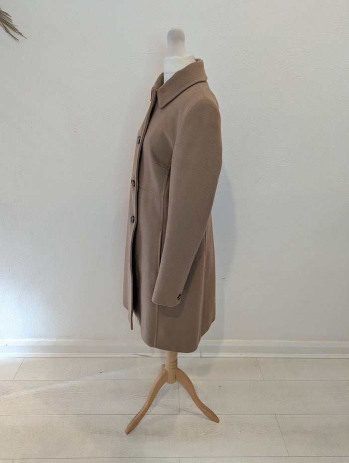 Weekend Max Mara Camel Wool Coat 12