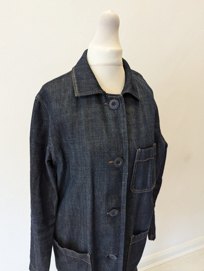 Weekend MaxMara Long Denim Jacket 12