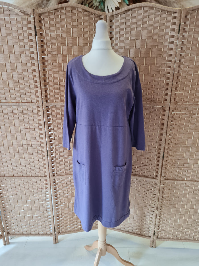 Weird Fish Lilac Dress 14 RRP £32