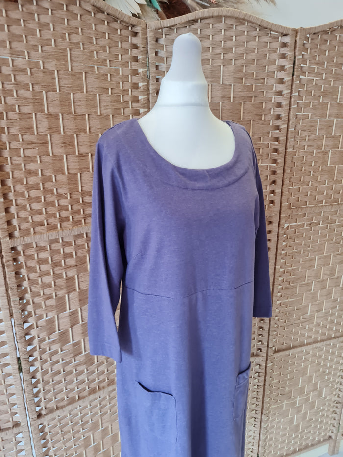 Weird Fish Lilac Dress 14 RRP £32