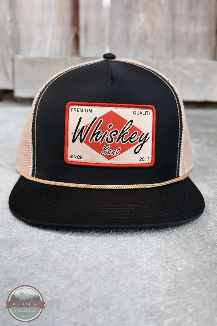 Whiskey Bent Hat Co. "The Diamond" Classic Trucker Ballcap front view