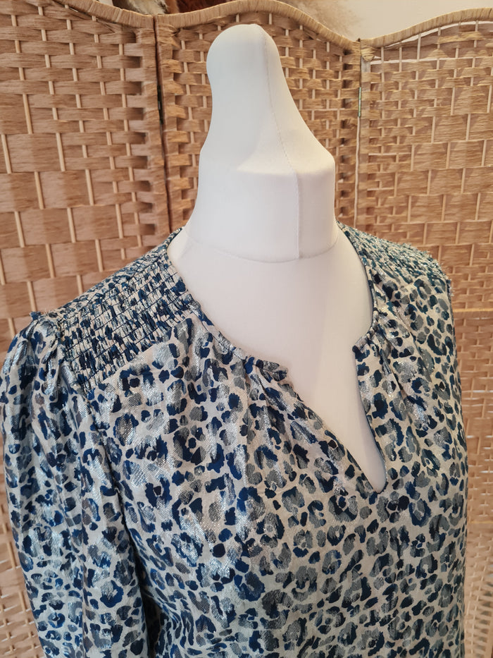 Whistles Animal Print Blouse 12
