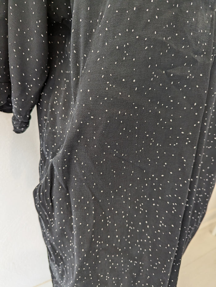 Whistles Black Smock Dress Size Medium