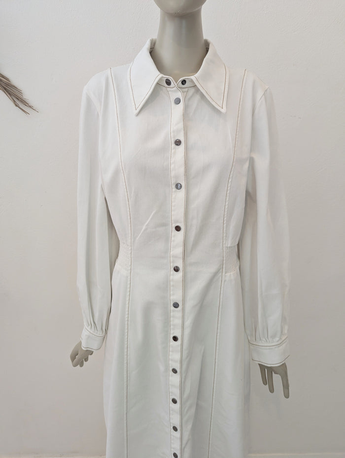 Whistles Harlowe Denim Dress 16