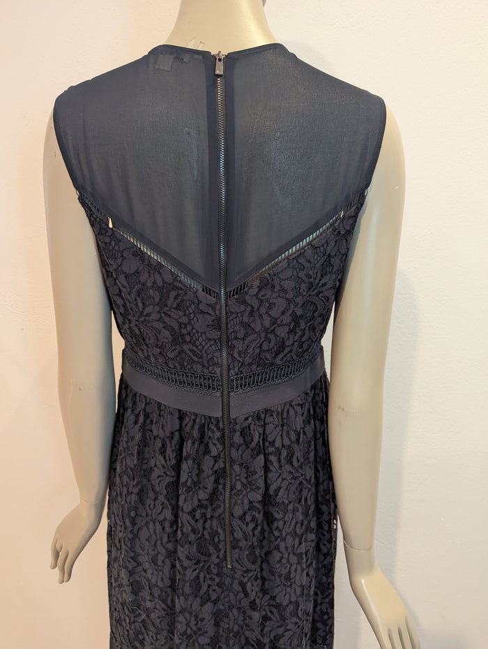 Whistles Navy Lace Dress 14