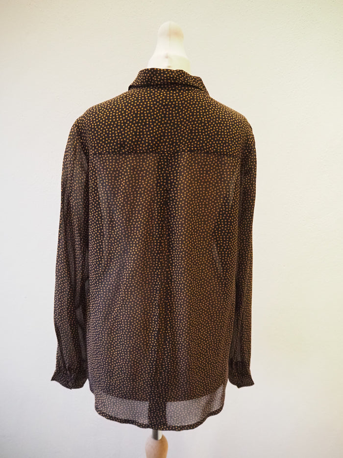 Whistles Navy spot Blouse 8
