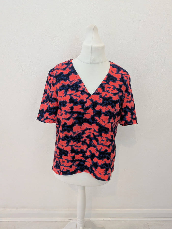 Whistles Navy/Orange Top 12