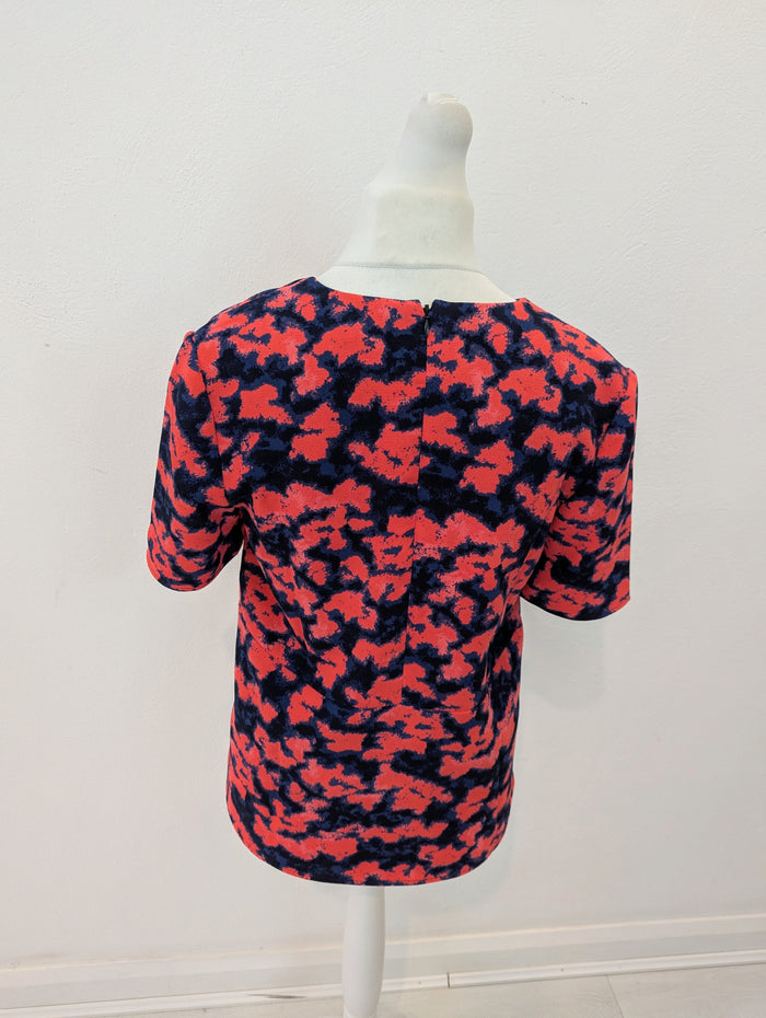 Whistles Navy/Orange Top 12