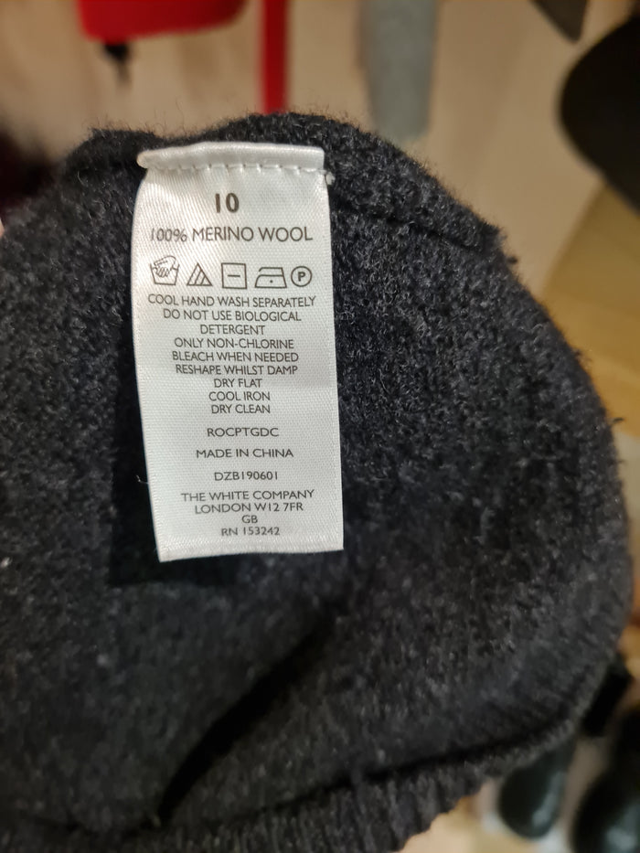 White Label Charcoal Roll Neck Jumper 10
