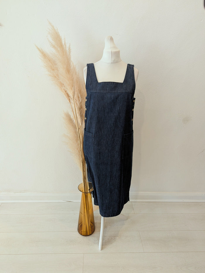 White Stuff Denim Pinafore 12 RRP £59.95
