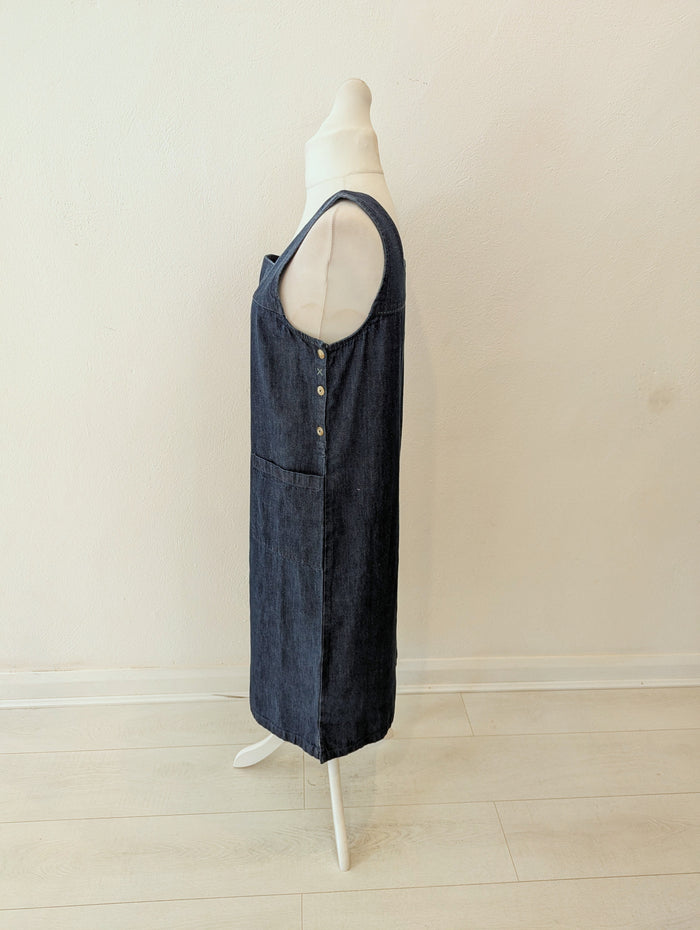White Stuff Denim Pinafore 12 RRP £59.95