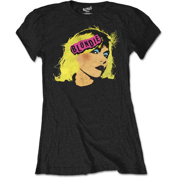 Women's Debbie Harry T-shirt - Punk logo Rock Off