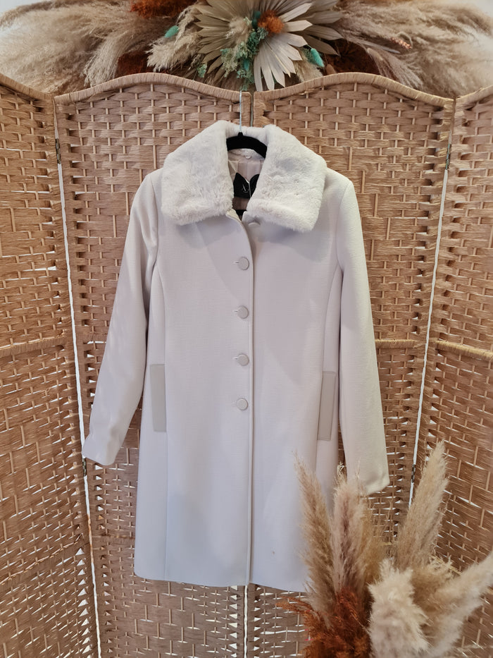 XT Studio winter white coat 8 New