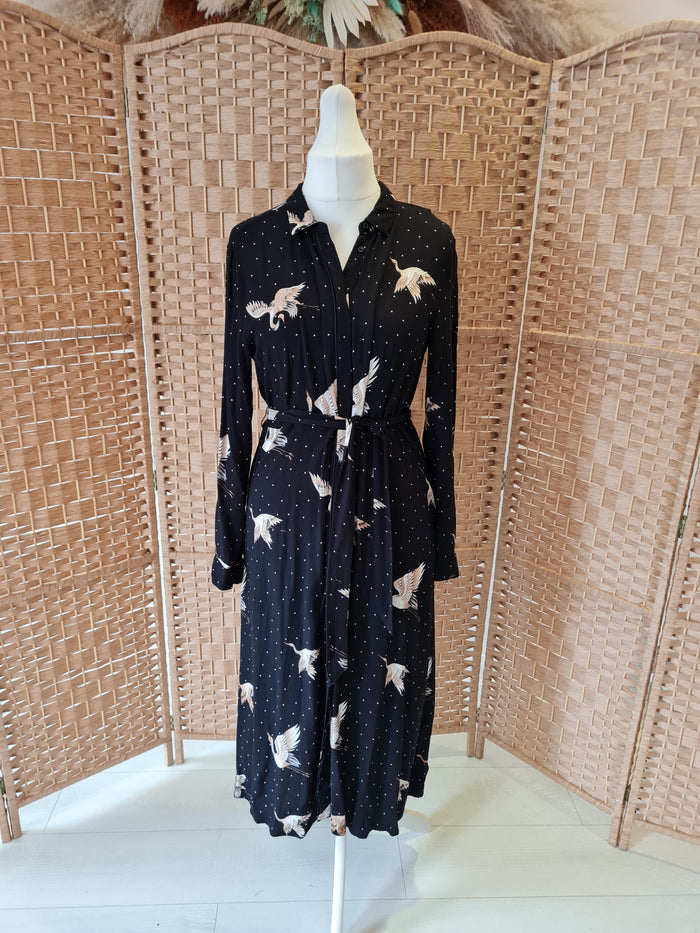 Yaya Bird Print Dress 40