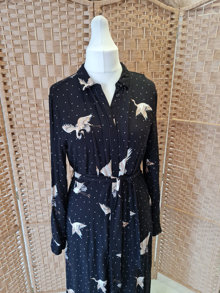 Yaya Bird Print Dress 40