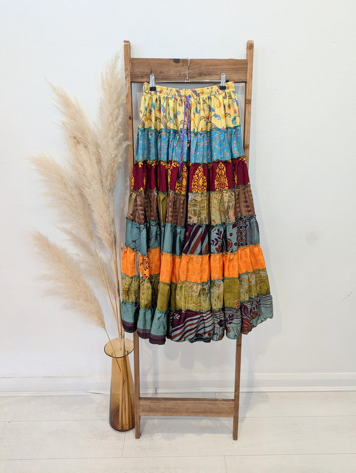 Yellow Multi Skirt