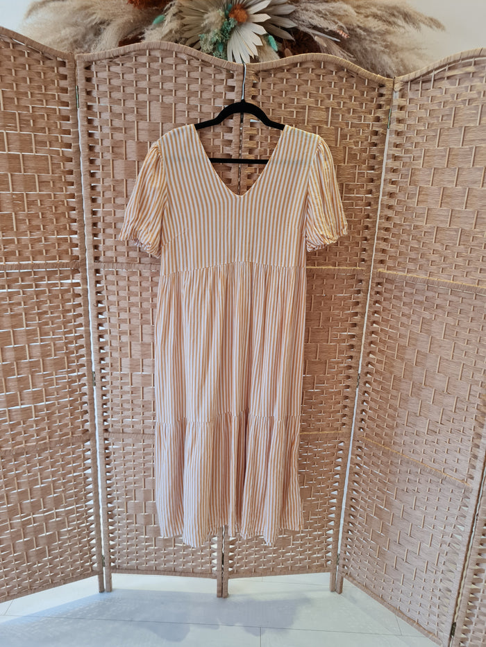 Yellow Stripe Sundress 12