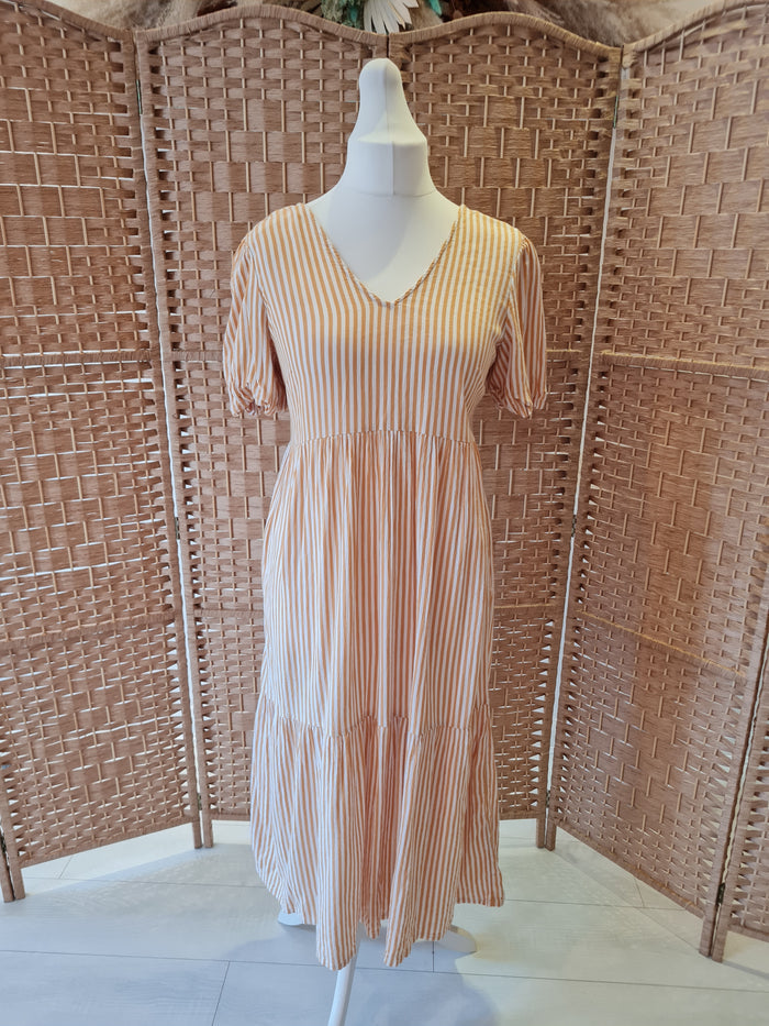 Yellow Stripe Sundress 12