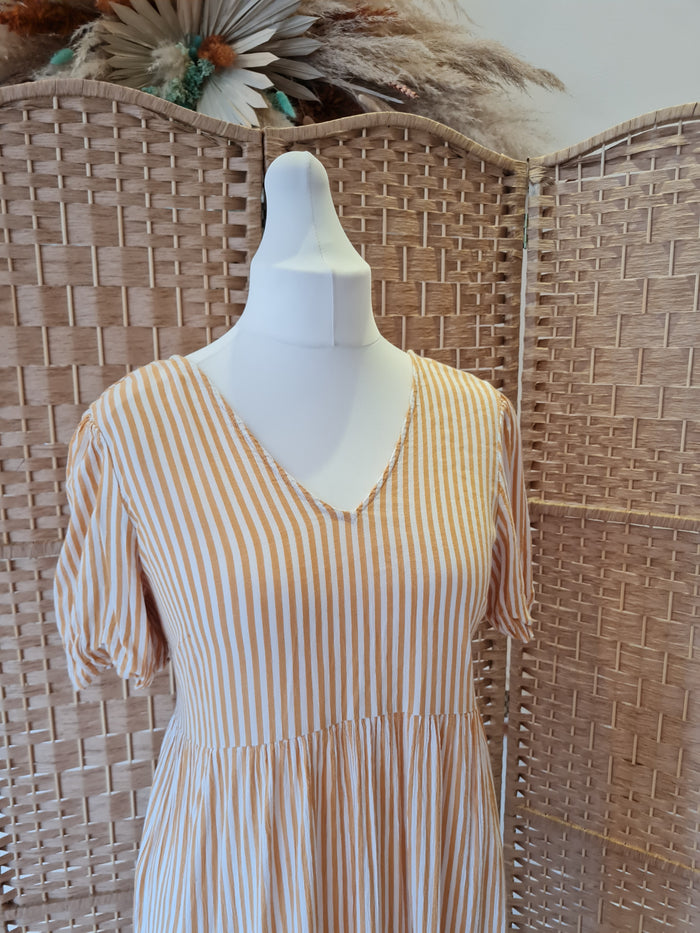 Yellow Stripe Sundress 12