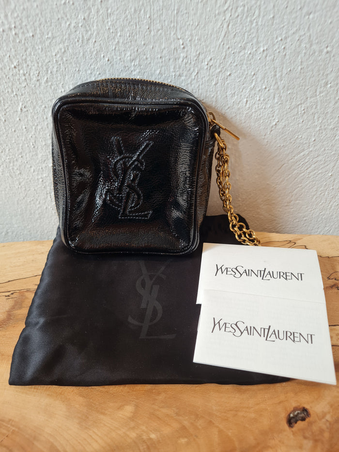 YSL Black Belle de Jour 2008 Wristlet
