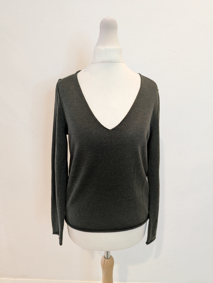 Zadig & Voltaire Green Merino Sweater S