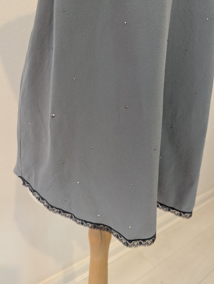 Zadig & Voltaire Grey Christy Silk Cami M