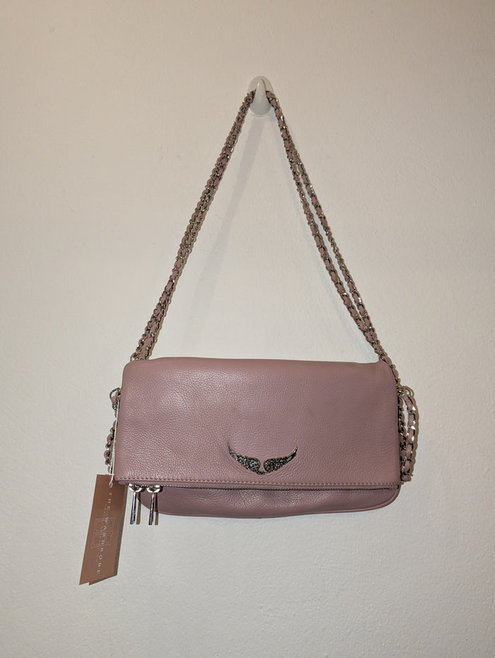 Zadig & Voltaire Pink Fold over bag