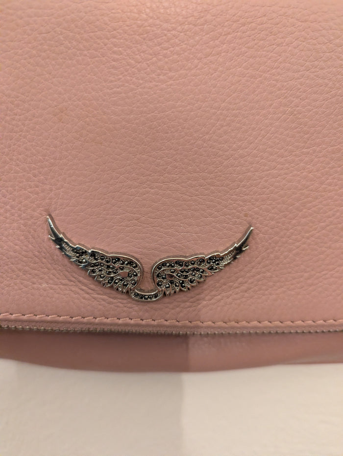 Zadig & Voltaire Pink Fold over bag