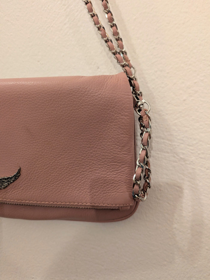 Zadig & Voltaire Pink Fold over bag