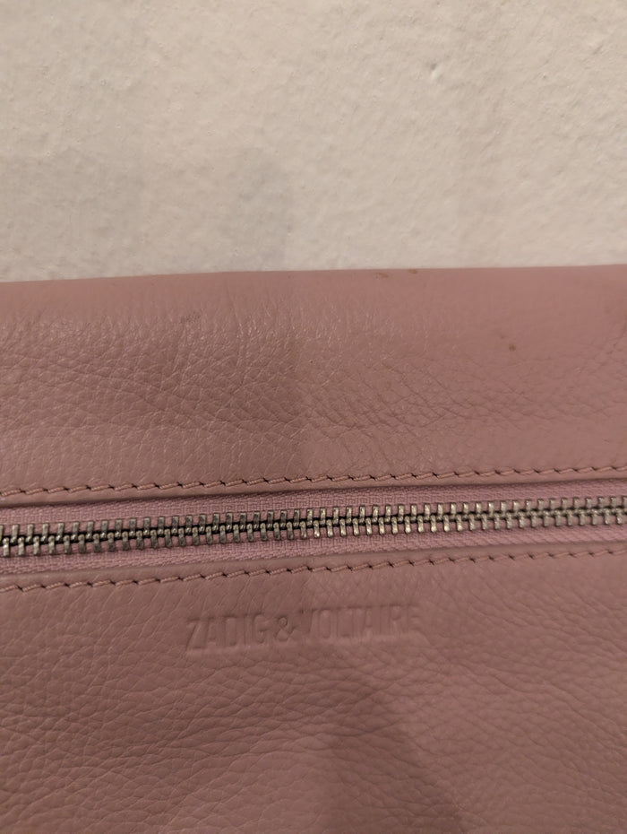 Zadig & Voltaire Pink Fold over bag