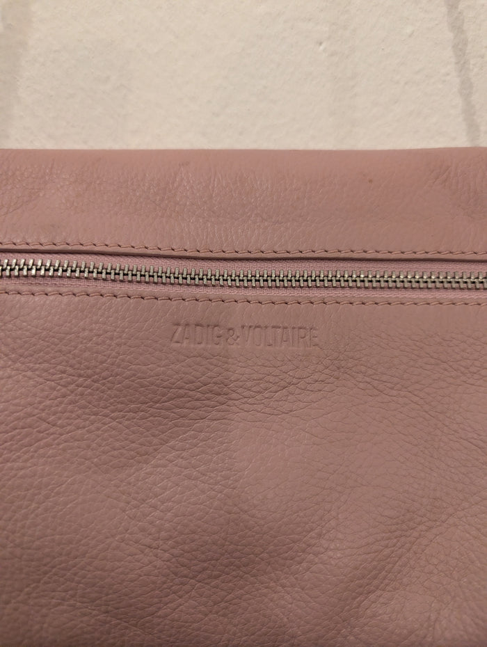 Zadig & Voltaire Pink Fold over bag
