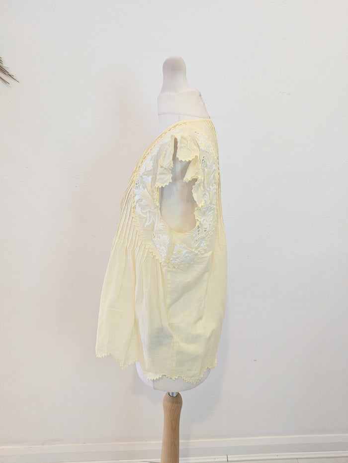 Zadig & Voltaire Tiara Lemon top S