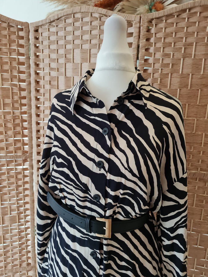 Zara Animal print Dress XS NWT £45.99