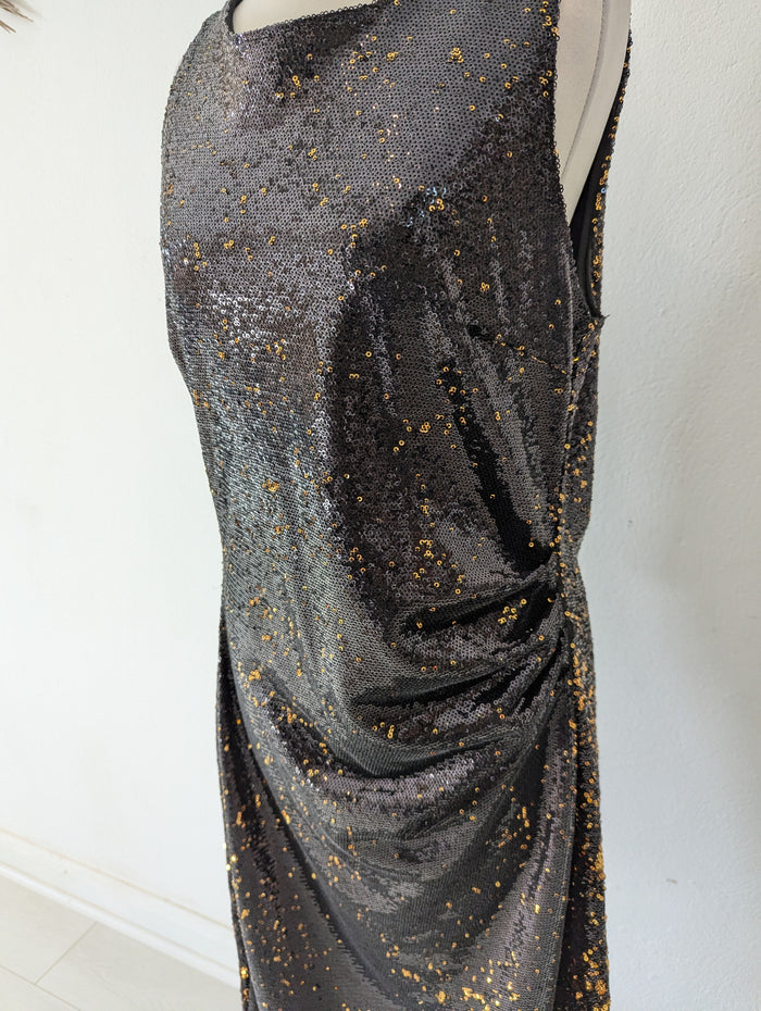Zara Backless sequin Dess M