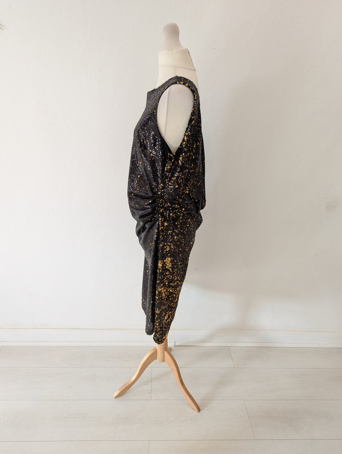 Zara Backless sequin Dess M