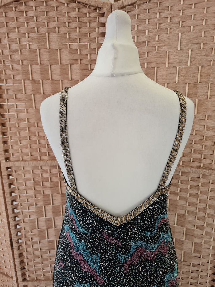 Zara Beaded strap Dress S New