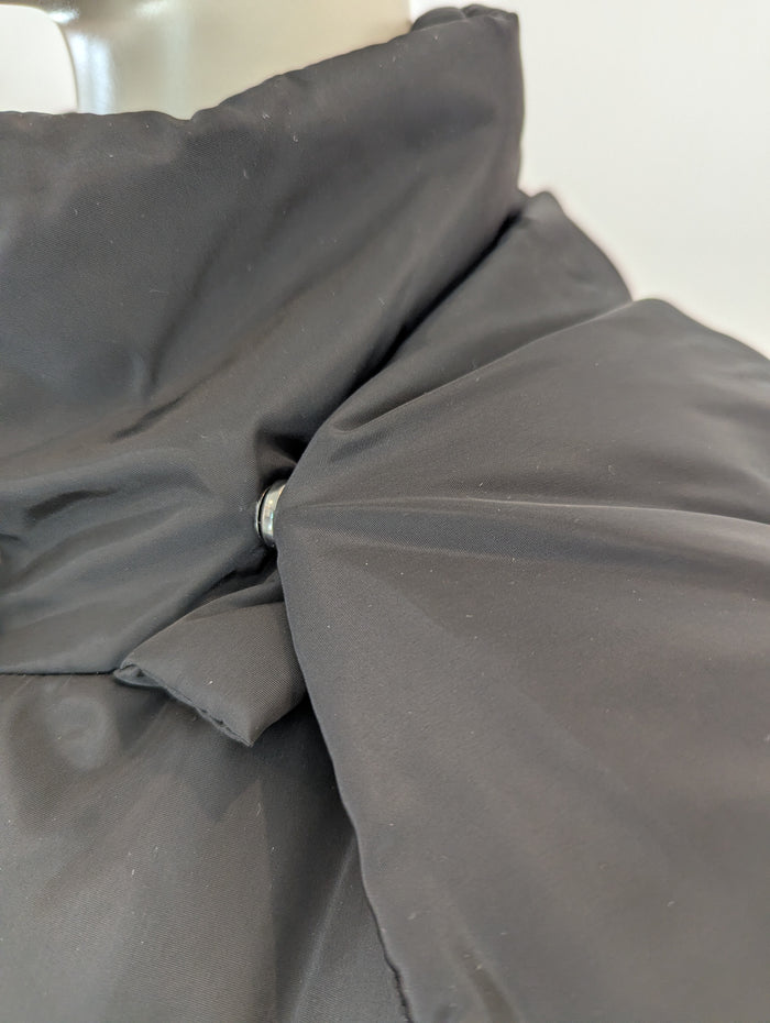 Zara Black Down Filled Puffa Coat L