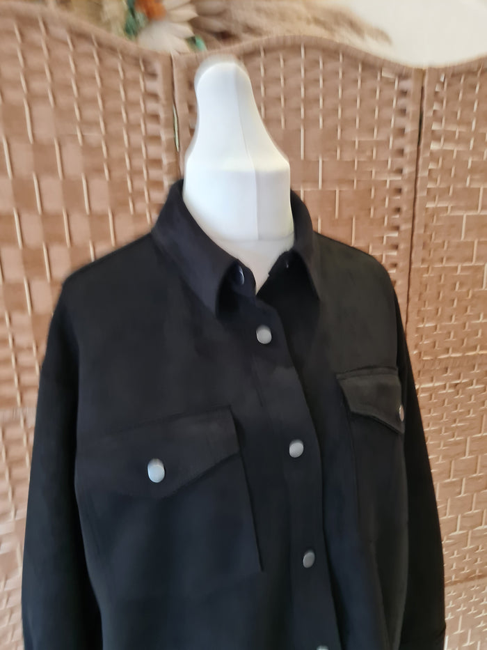 Zara Black Shacket Xl