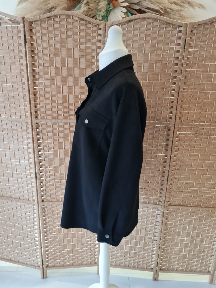 Zara Black Shacket Xl