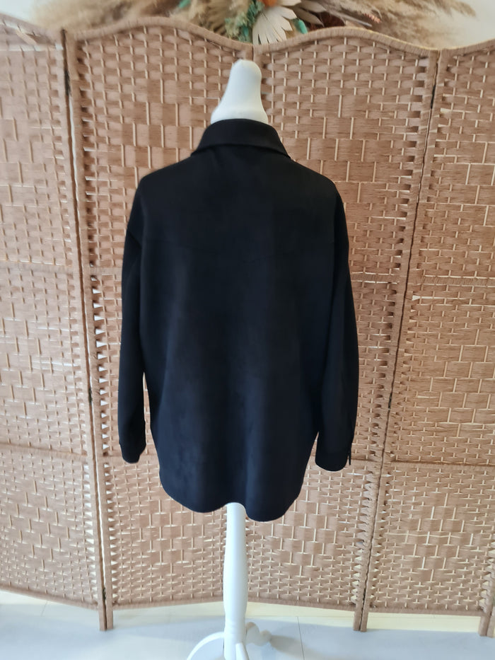 Zara Black Shacket Xl