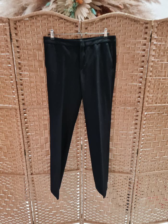 Zara Black Trouser Suit M