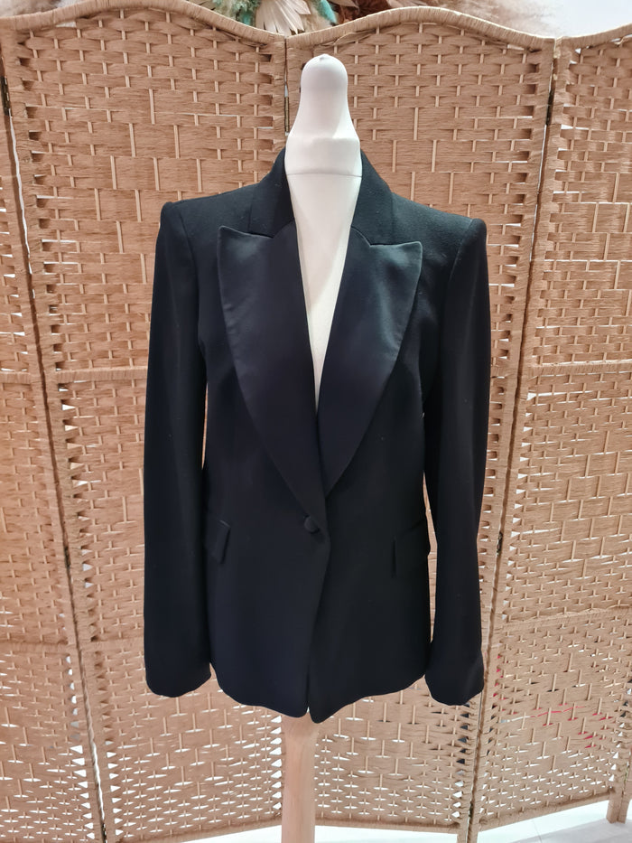 Zara Black Trouser Suit M