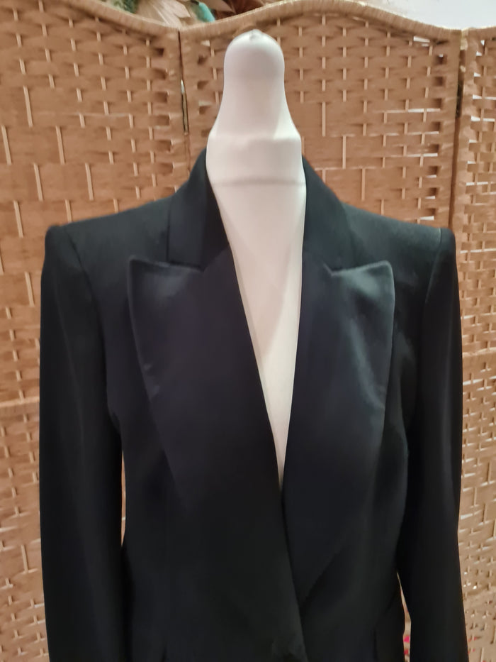 Zara Black Trouser Suit M