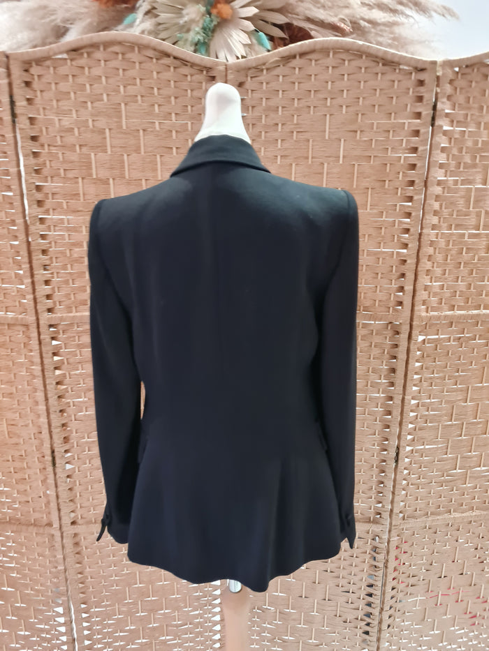 Zara Black Trouser Suit M