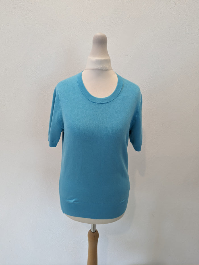 Zara Blue Fine Jumper Medium