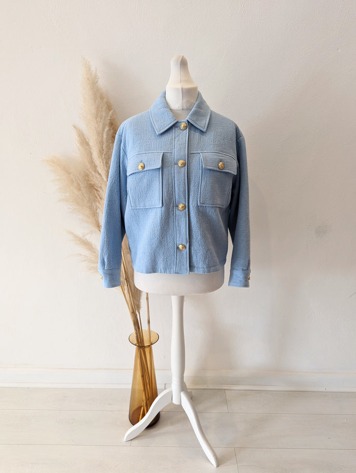 Zara Blue Jacket M NWT £55.99