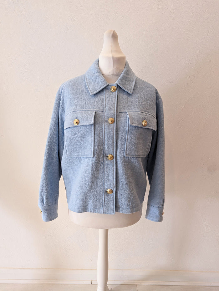 Zara Blue Jacket M NWT £55.99