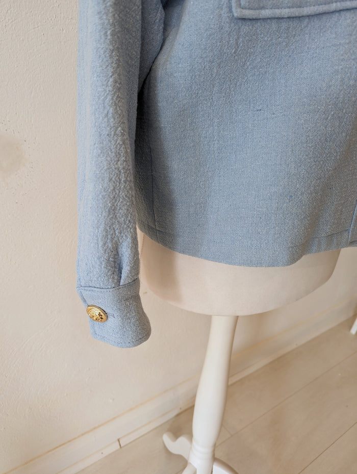 Zara Blue Jacket M NWT £55.99