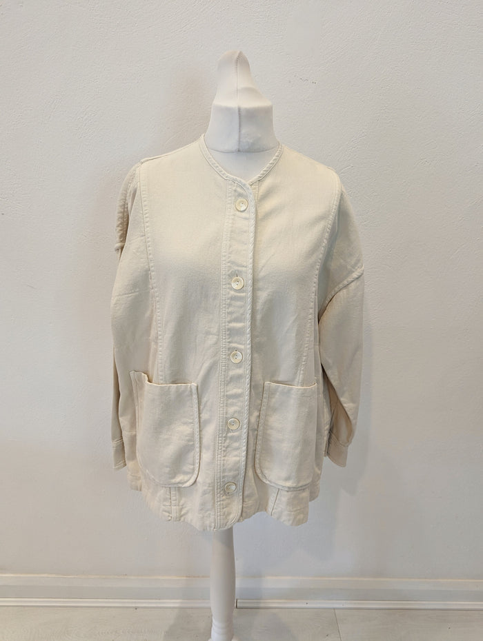 Zara Cream Jacket M RRP £45.99